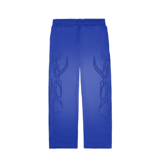 Blue Embroidered Sweatpants (read description)